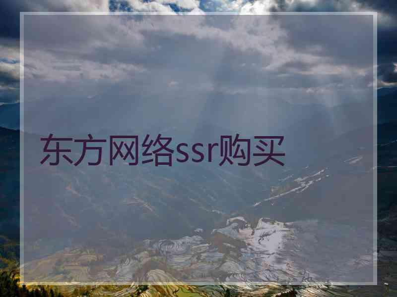 东方网络ssr购买