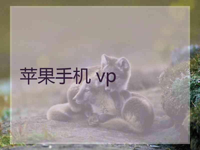 苹果手机 vp